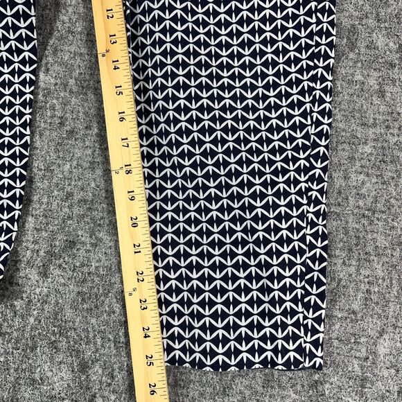 J Crew Pants Womens 4 Linen Bottoms Ankle Capri Tapered-Leg‎ Elastic-Waist Chino - Picture 9 of 11